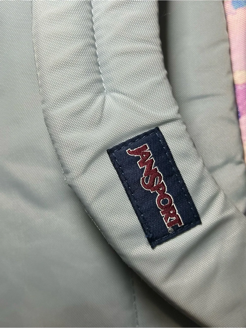 JanSport Pastel Floral Backpack in Lavender, Mint and Light Blue